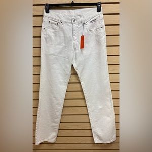 NWT ICEBERG MEN FASHIONABLE MADE IN ITALY JEANS SIZE 34 INSEAM 34. 
MSRP $295.00